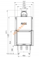 Каминная топка Hitze Trinity 54x54x53G
