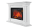 Электрокамин Electrolux EFP/P-3020LS с порталом Firelight Castello 30, белый